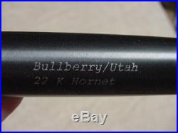 TC Contender & G2 Bullberry Custom 18 22 K Hornet Barrel Thompson Center