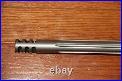 TC Encore 44 Magnum 16 stainless steel fluted barrel with integral muzzle brake