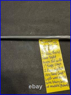 TC rare 223 REM 21 blue rifle barrel THOMPSON CONTENDER g1 SCOPE RAIL RINGS
