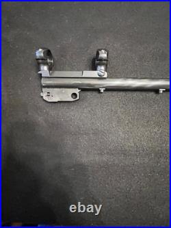 TC rare 223 REM 21 blue rifle barrel THOMPSON CONTENDER g1 SCOPE RAIL RINGS