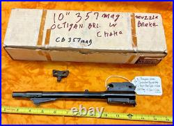 THOMPSON CENTER CONTENDER 10 BLUED BARREL OCTAGON 357 MAG WithSIGHTS #TC7