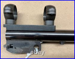 THOMPSON CENTER CONTENDER 7MM T/CU TCU SUPER 14 BLUED BARREL With RINGS #TC42