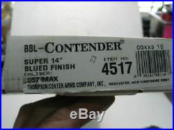THOMPSON CENTER CONTENDER T/C. 357 REM. MAX SUPER 14 BARREL New in Box