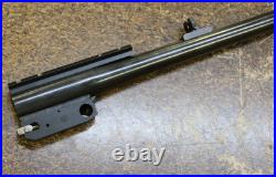 THOMPSON CENTER ENCORE 45-70 24 BLUED FRONT AND REAR SIGHTS With SCOPE RAIL RARE