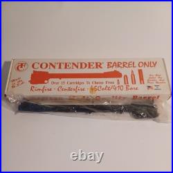 THOMPSON Center CONTENDER 14.44 REMINGTON MAG SUPER 14 BARREL in Thompson BOX
