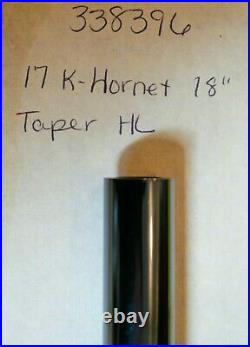 Tc CUSTOM SHOP Contender 17-K HORNET Barrel RARE G1 Thompson Center Fox Ridge