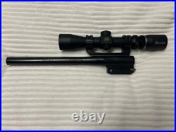 Tc Encore 12.44 Mag Barrel W Base Burris Scope Walnut Forearm Grip & Holster