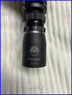 Tc Encore 12.44 Mag Barrel W Base Burris Scope Walnut Forearm Grip & Holster