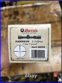 Tc Encore 12.44 Mag Barrel W Base Burris Scope Walnut Forearm Grip & Holster