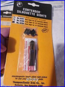 Tc Thompson Center Contender Silhouette Front And Rear Sight Set With Screws