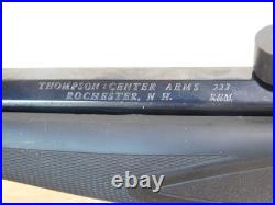 Thompson Center 222 Rem Blued 10 Long, Pachmayer Grip, Burris Scope Mount 6/27