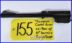 Thompson Center Arms Contender. 221 Remington 10in Octagon Pistol Barrel