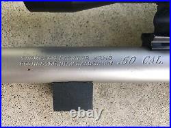 Thompson Center Arms Omega Stainless. 50 Cal Muzzleloader 28 Barrel With Scope