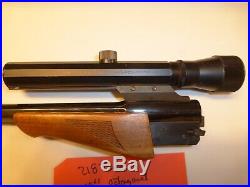 Thompson Center Arms Vintage 10 OCTAGON Barrel 218 BEE with Fore End & TC Scope