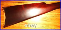 Thompson Center Cherokee Stock Butt Plate, Repaired Figure Walnut 13/16 Barrel Thompson Center Cherokee Stock Butt Plate, Repaired Figure Walnut 13/16 Barrel