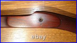 Thompson Center Cherokee Stock Butt Plate, Repaired Figure Walnut 13/16 Barrel