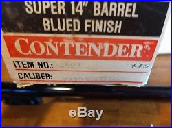 Thompson Center Contender 14 Barrel Blued Finish 7-30 Waters Super 14 w box