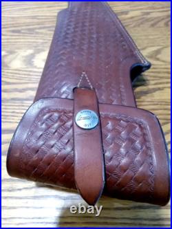Thompson Center Contender 222 Rem With Lawrence Basket Weave Holster & Forend 10