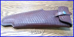 Thompson Center Contender 222 Rem With Lawrence Basket Weave Holster & Forend 10