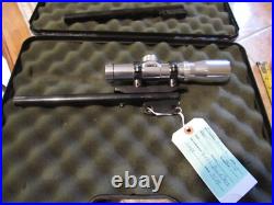 Thompson Center Contender 357 Herrett 10 Barrel TC Blued withTASCO P3X22 SCOPE