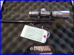 Thompson Center Contender 357 Herrett 10 Barrel TC Blued withTASCO P3X22 SCOPE
