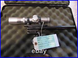 Thompson Center Contender 357 Herrett 10 Barrel TC Blued withTASCO P3X22 SCOPE