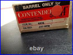 Thompson Center Contender Barrel 223 Super 14 BLUE/ Sights Original Box Minty