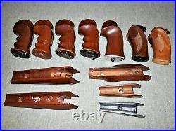 Thompson Center Contender G1 Lot of Wood Grip and barrel forend Parts