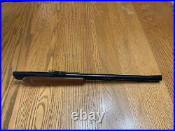 Thompson Center Contender G2.45 caliber muzzleloader barrel with walnut forend