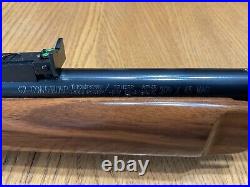 Thompson Center Contender G2.45 caliber muzzleloader barrel with walnut forend