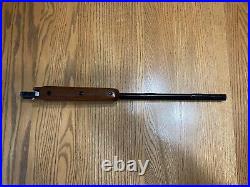 Thompson Center Contender G2.45 caliber muzzleloader barrel with walnut forend