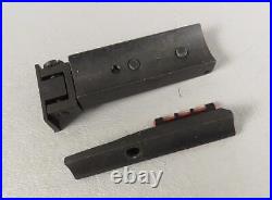 Thompson Center ENCORE FRONT REAR SIGHT & SCREWS Fiber Optic Round Barrel Rifle