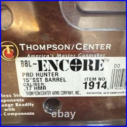 Thompson/Center Encore 15in Stainless Barrel. 17 HMR MPN 1914
