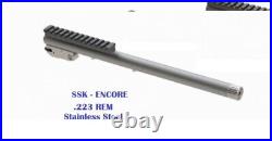 Thompson Center Encore. 223 REM SSK -15 Barrel Stainless Steel- Threaded Muz