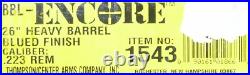 Thompson Center Encore 223 Remington 26 Rifle Heavy Barrel #1546 & Weaver Base