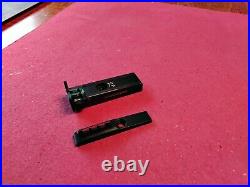 Thompson Center Encore Original Fiber Optic Sight Set Complete Front & Rear VGC