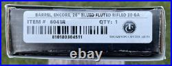 Thompson Center Encore Pro Hunter Blued 20 Ga 3 Chamber 26 Rifled Slug Barrel
