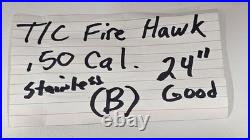 Thompson Center Fire Hawk Muzzleloader 24 Stainless Barrel (B)