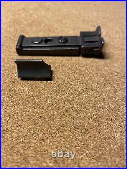 Thompson Center Front and Rear Sight Early Hexagon Barrel Style