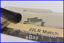 Thompson Center G2 Contender 23 Rifle Barrel Blue 22LR Match 06234220-NEW