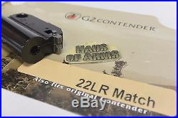 Thompson Center G2 Contender 23 Rifle Barrel Blue 22LR Match TC4220-NEW