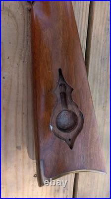 Thompson Center Hawken Rifle Stock 15/16 Barrel Channel WithButtplate & Nose Cap
