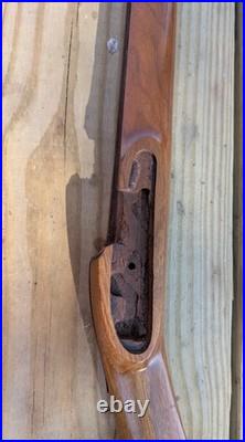 Thompson Center Hawken Rifle Stock 15/16 Barrel Channel WithButtplate & Nose Cap