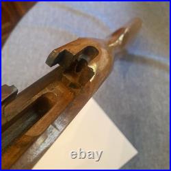 Thompson Center Hawkins Walnut Muzzleloader Stock, 1 Barrel Channel. (NICE)