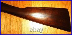 Thompson Center New Englander Stock, Butt Plate, Repaired Walnut 1 Barrel