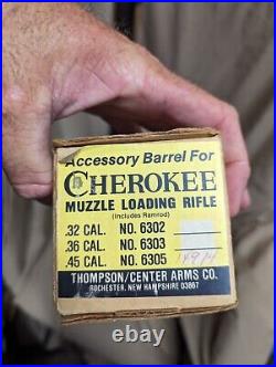 Thompson Center T/C 45 cal. 13/16 Cherokee Barrel New Old Stock In Box Unfired
