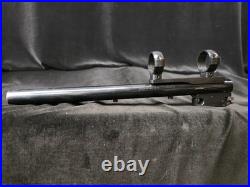 Thompson Center T/C Contender G1 Super 14 Barrel. 35 Rem Blued with Tasco Rings