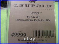 Thompson Center TCR 83 & TCR 87 Leupold 30mm High Mount Base & High 30mm Rings