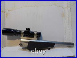 Thompson Contender. 22 Stainsteel 10 Barrel, Stock & Simmons 2x20 Scope
