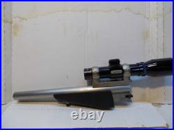 Thompson Contender. 22 Stainsteel 10 Barrel, Stock & Simmons 2x20 Scope